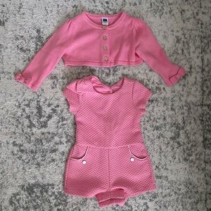 Janie and Jack Baby girl set - 6-12m